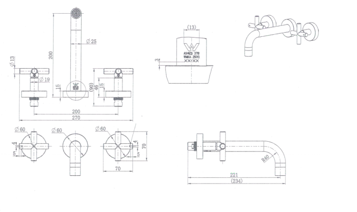 Modern National Ryker Bath Set