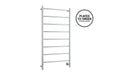 S62SCPR Spartan Eight Straight Round Ladder Heated Towel Rail