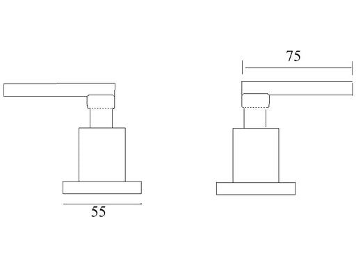 Millennium Caron Lever Wall Top Assembly