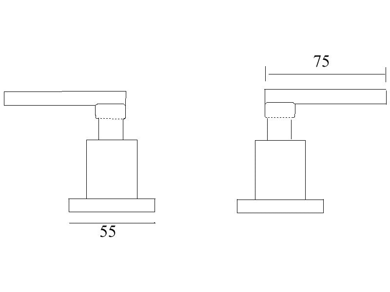 Millennium Caron Lever Wall Top Assembly