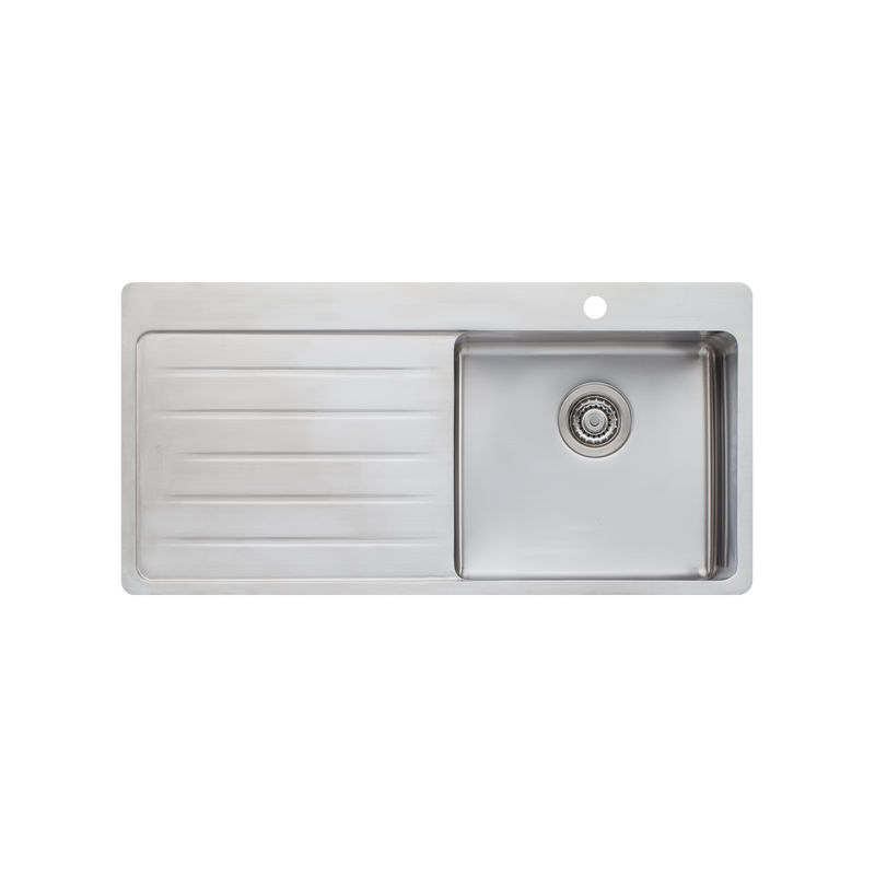 Oliveri Sonetto Single Bowl Topmount Sink With Drainer + ACP104F