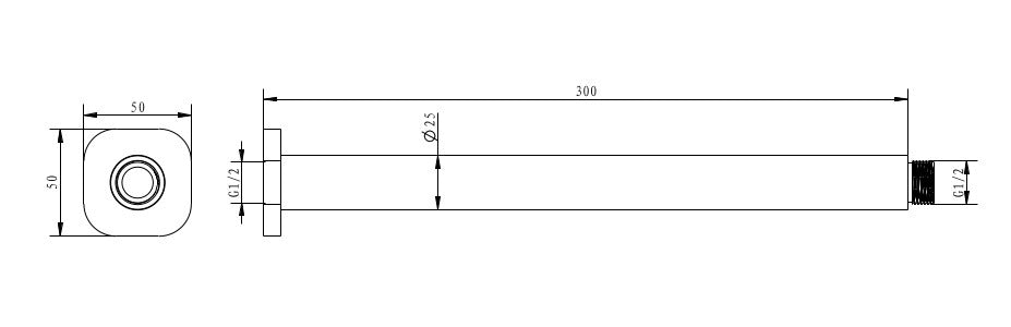 Millennium Akemi SQ Ceiling Dropper