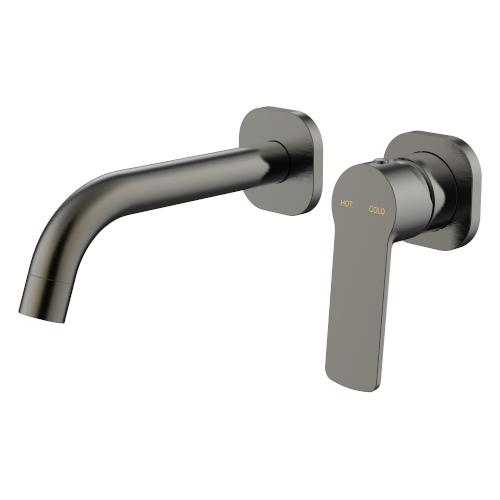 Millennium Cioso SQ Wall Basin Mixer W/Akemi Handle