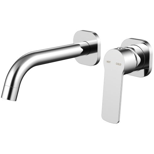Millennium Cioso SQ Wall Basin Mixer W/Akemi Handle