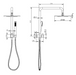 Millennium Cioso SQ Dual Shower