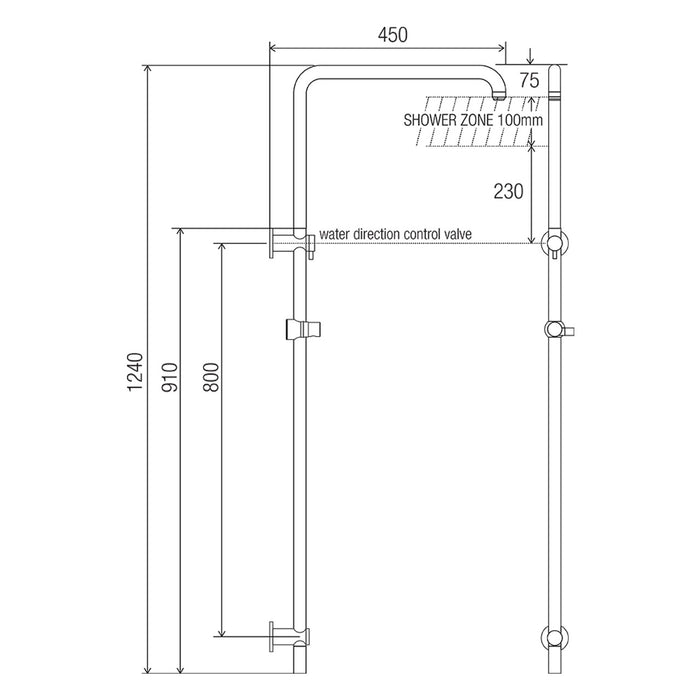 Conserv Twin Waters™ Slide Rail