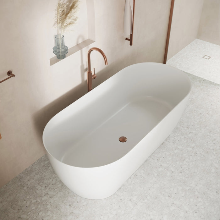 Fienza Nero Solid Surface Bath, 1780mm