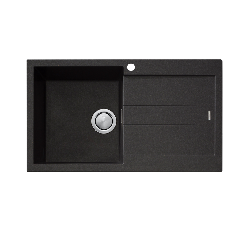 Oliveri Santorini Single Bowl Topmount Sink With Drainer
