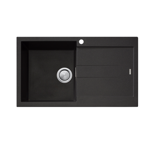 Oliveri Santorini Single Bowl Topmount Sink With Drainer