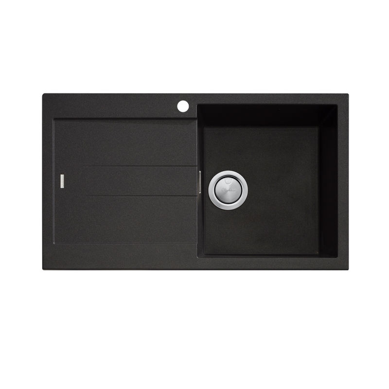 Oliveri Santorini Single Bowl Topmount Sink With Drainer