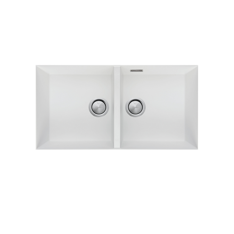 Oliveri Santorini Double Bowl Undermount Sink
