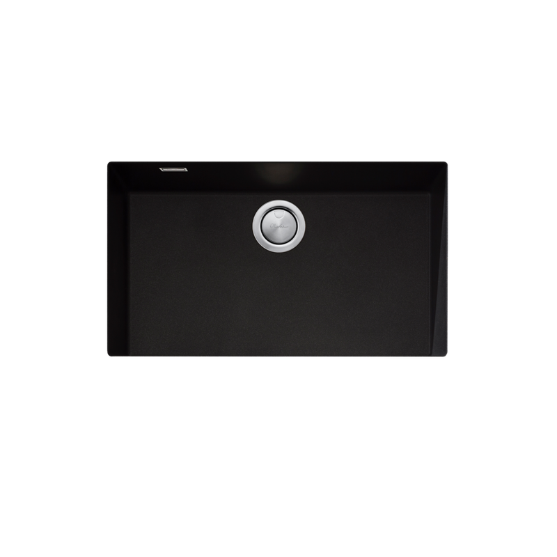 Oliveri Santorini Black Mega Bowl Undermount Sink