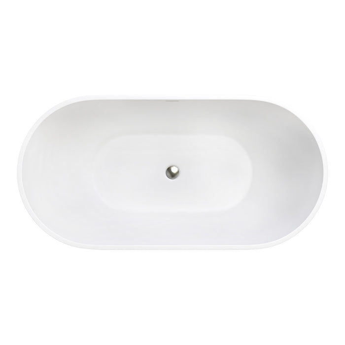 Fienza Nero Solid Surface Bath, 1550mm