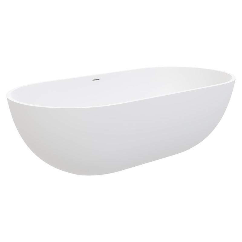 Fienza Nero Solid Surface Bath, 1780mm