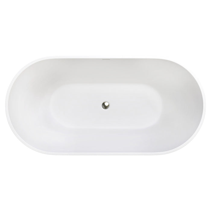 Fienza Nero Solid Surface Bath, 1780mm