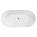 Fienza Nero Solid Surface Bath, 1780mm