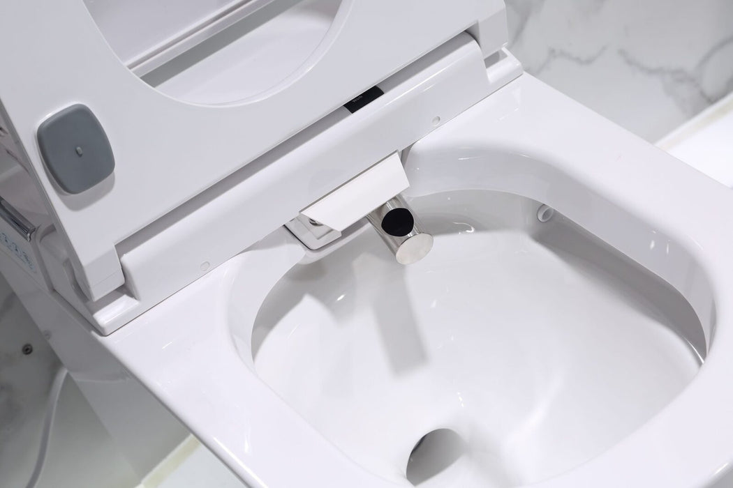 Lafeme Lucci 650mm Electric Smart Luxury Bidet Ceramic Toilet Suite White