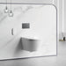 Lafeme Sesto Wall Hung Rimless Smart Toilet With Flush Plate