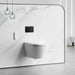 Lafeme Sesto Wall Hung Rimless Smart Toilet With Flush Plate