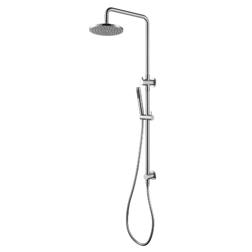 MODERN NATIONAL Star Shower Column Set Top Inlet 200mm Brass Shower Head