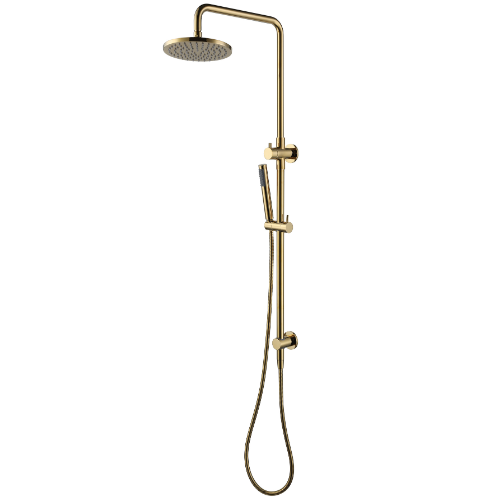 Modern National Star Shower Column Set Top Inlet 200mm Brass Shower Head