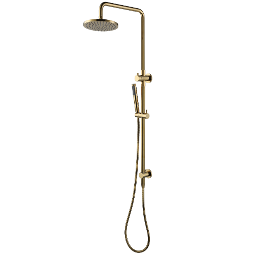 MODERN NATIONAL Star Shower Column Set Top Inlet 200mm Brass Shower Head