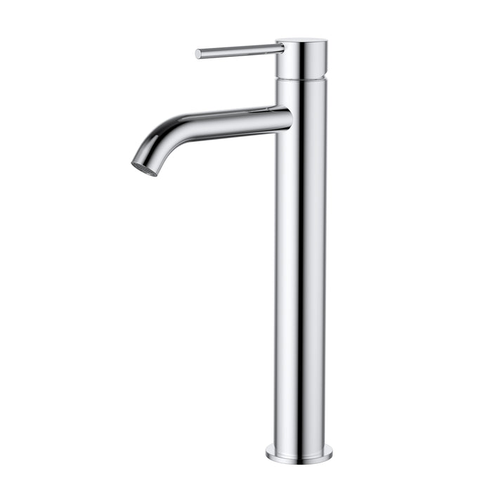 MODERN NATIONAL Star Mini High Rise Basin Mixer Curved Spout