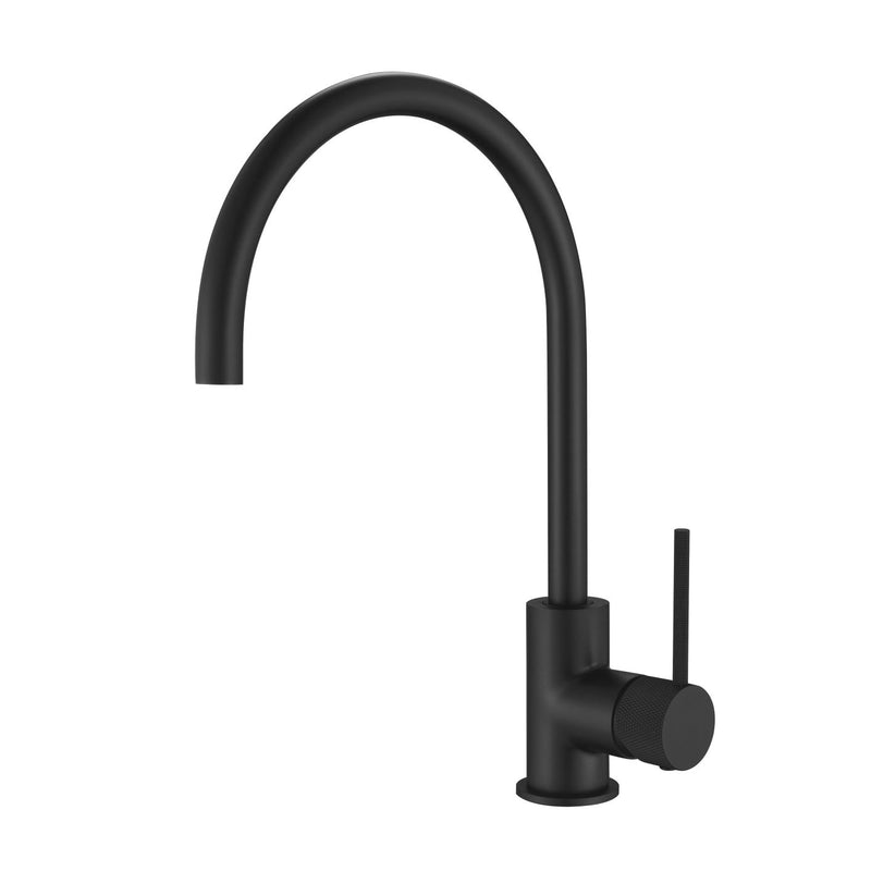 Modern National Star Mini High Rise Basin Mixer With Knurled Handle