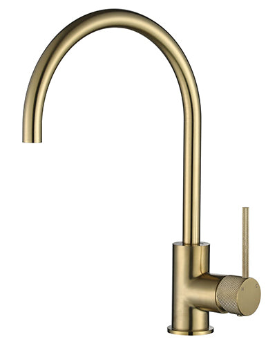 Modern National Star Mini High Rise Basin Mixer With Knurled Handle