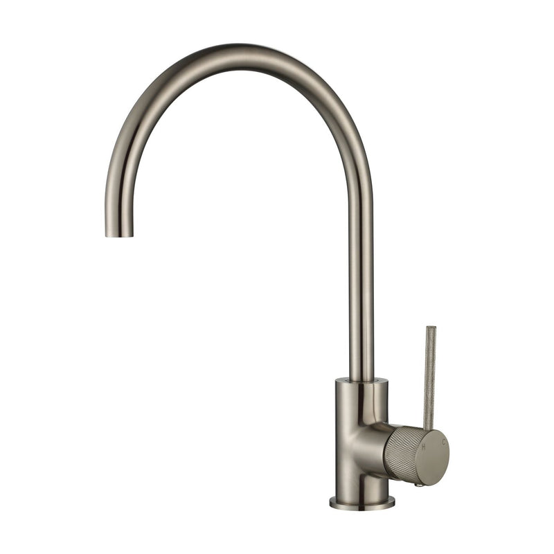 Modern National Star Mini High Rise Basin Mixer With Knurled Handle