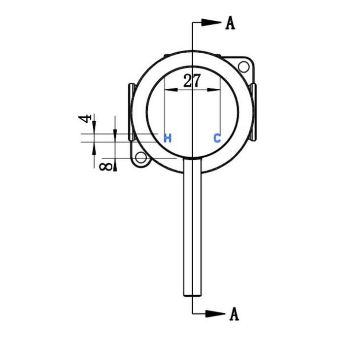 Modern National Star Mini Shower Mixer 60mm TRIM KIT