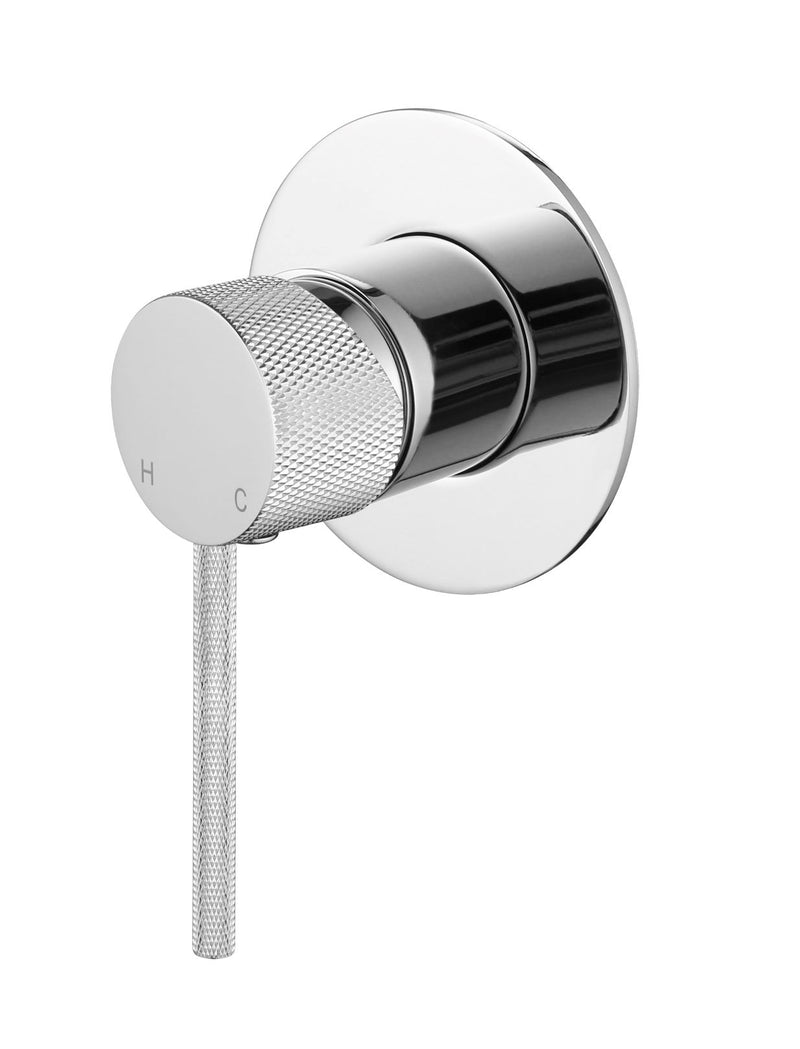 Modern National Star Mini Shower Mixer 80mm With Knurled Handle
