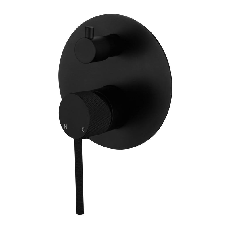 Modern National Star Mini Diverter Shower Mixer With Knurled Handle