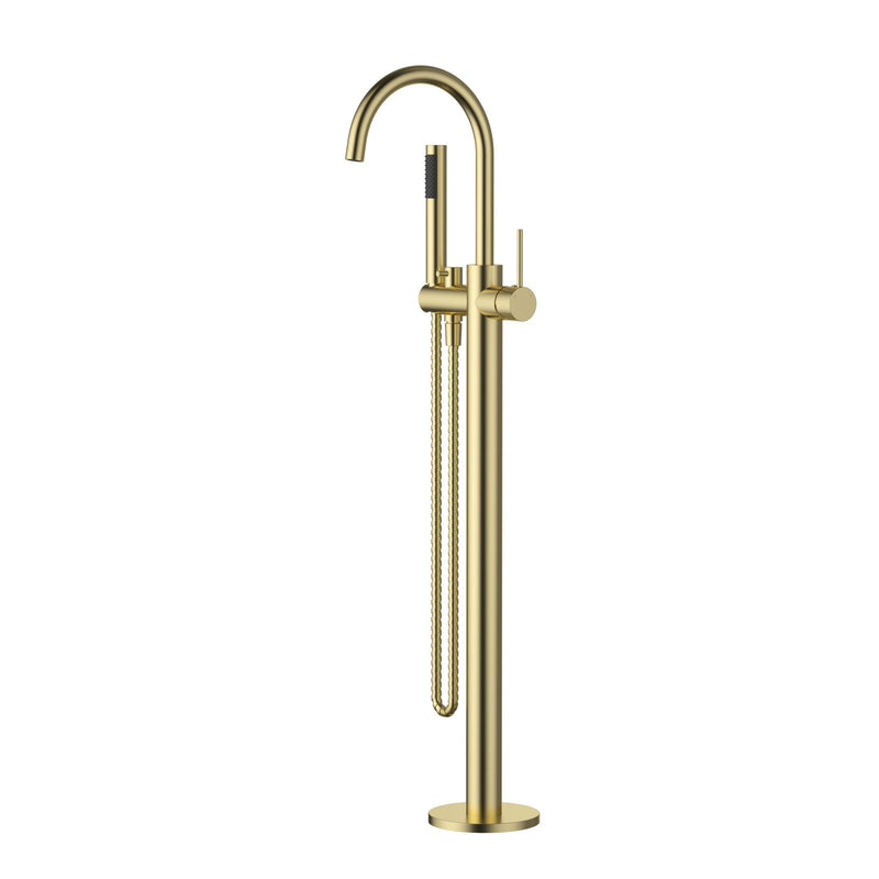 Modern National Star Mini Freestanding Bath Mixer With Handshower
