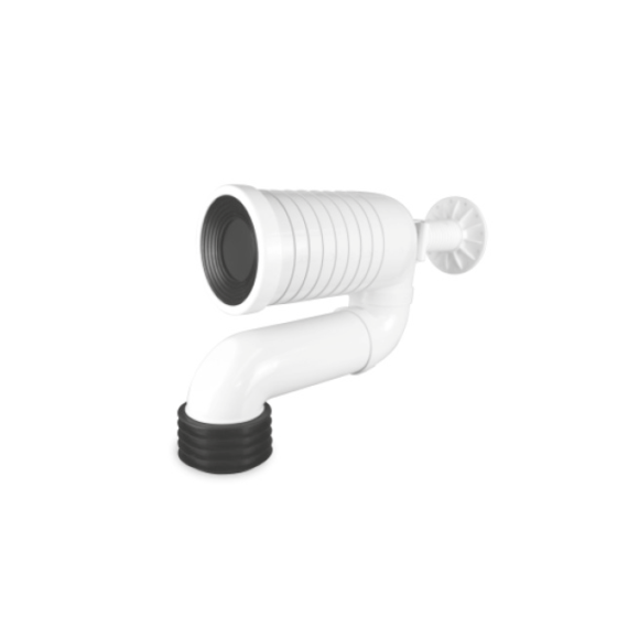 Johnson Suisse S-Trap Adjustable Pan Connector (S Shape 17313)