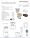Johnson Suisse  Colonial Feature S Trap Toilet Suite, Mahogany Seat