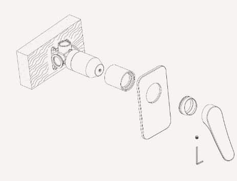 Verona Wall Mixer - Trim Kit