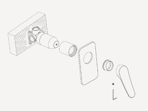 Oliveri Verona Wall Mixer