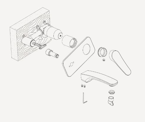 Verona Wall Mixer Set