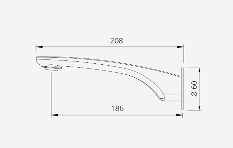 Oliveri Verona Wall Spout
