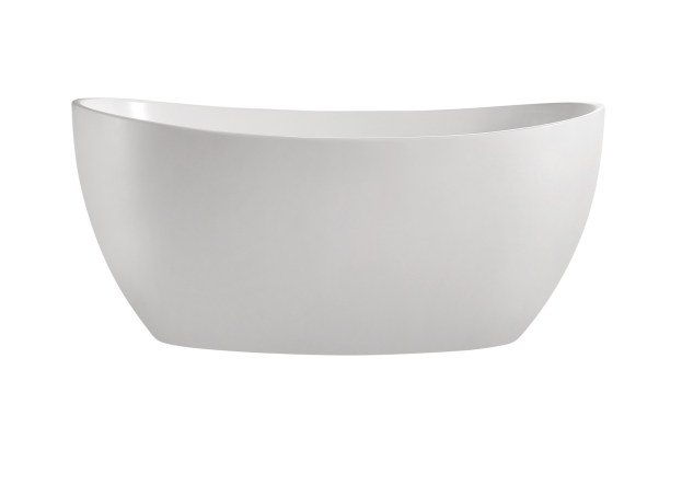 BNK NAGA BTG-1700 Boat Shape Freestanding Bath Gloss White