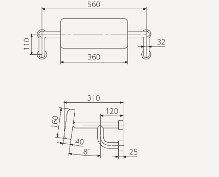 Oliveri Care Toilet Backrest