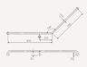 Oliveri Holdfast 135 Degree Grab Rail (Left Hand)