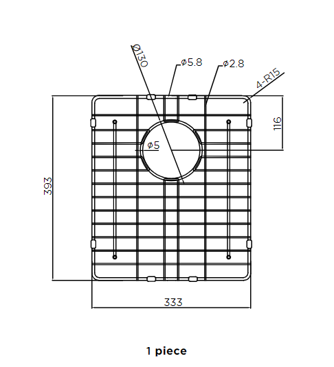 Meir Lavello Protection Grid for MKSP-S380440