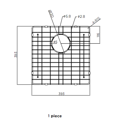 Meir Lavello Protection Grid for MKSP-S450450