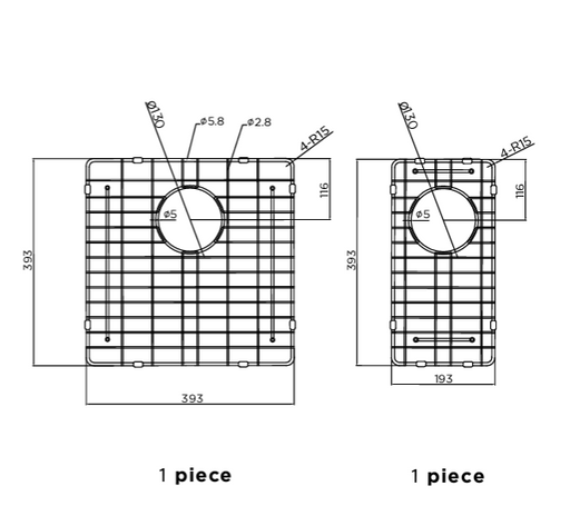 Meir Lavello Protection Grid for MKSP-D670440 (2pcs)