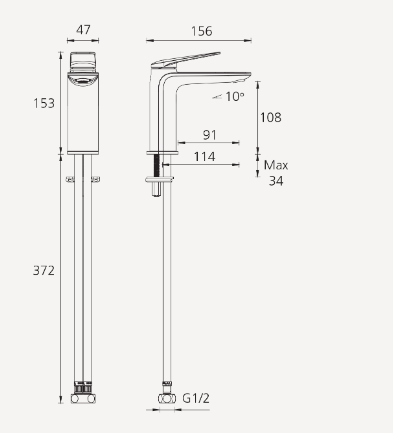 Oliveri Paris Basin Mixer