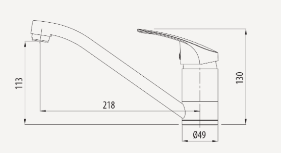 Oliveri London Single Lever Mixer