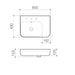 Caroma Tribute Rectangle 600 Right Hand Shelf WB 1TH OF