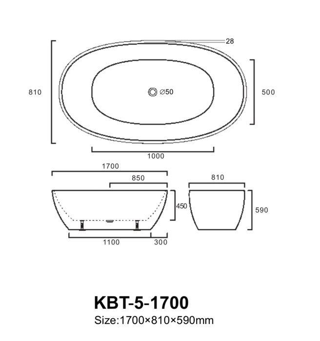 Stella Free Standing Bathtub